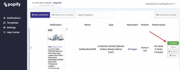Screenshot from How to connect your Woocommerce store to the Popify app? [troubleshooting]