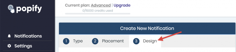 Screenshot from How to upload background images for my popup notifications?