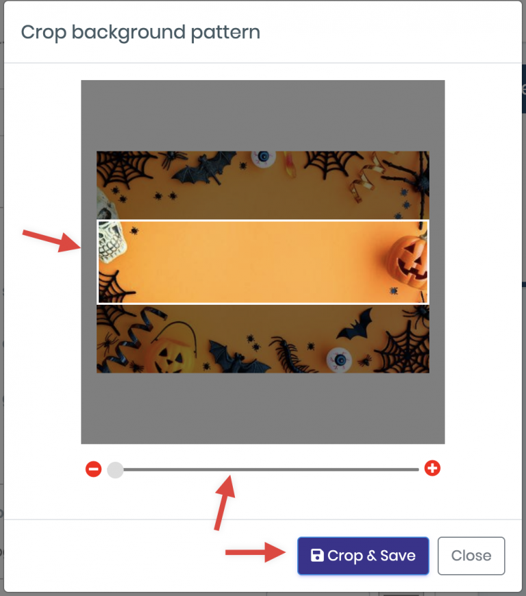 Screenshot from How to upload background images for my popup notifications?