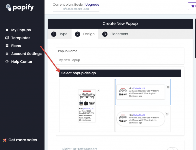 Screenshot from How to add Video Sales Popups to your Shopify store?