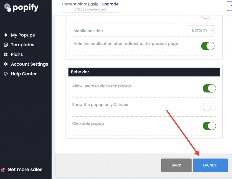 Screenshot from How to add Video Sales Popups to your Shopify store?